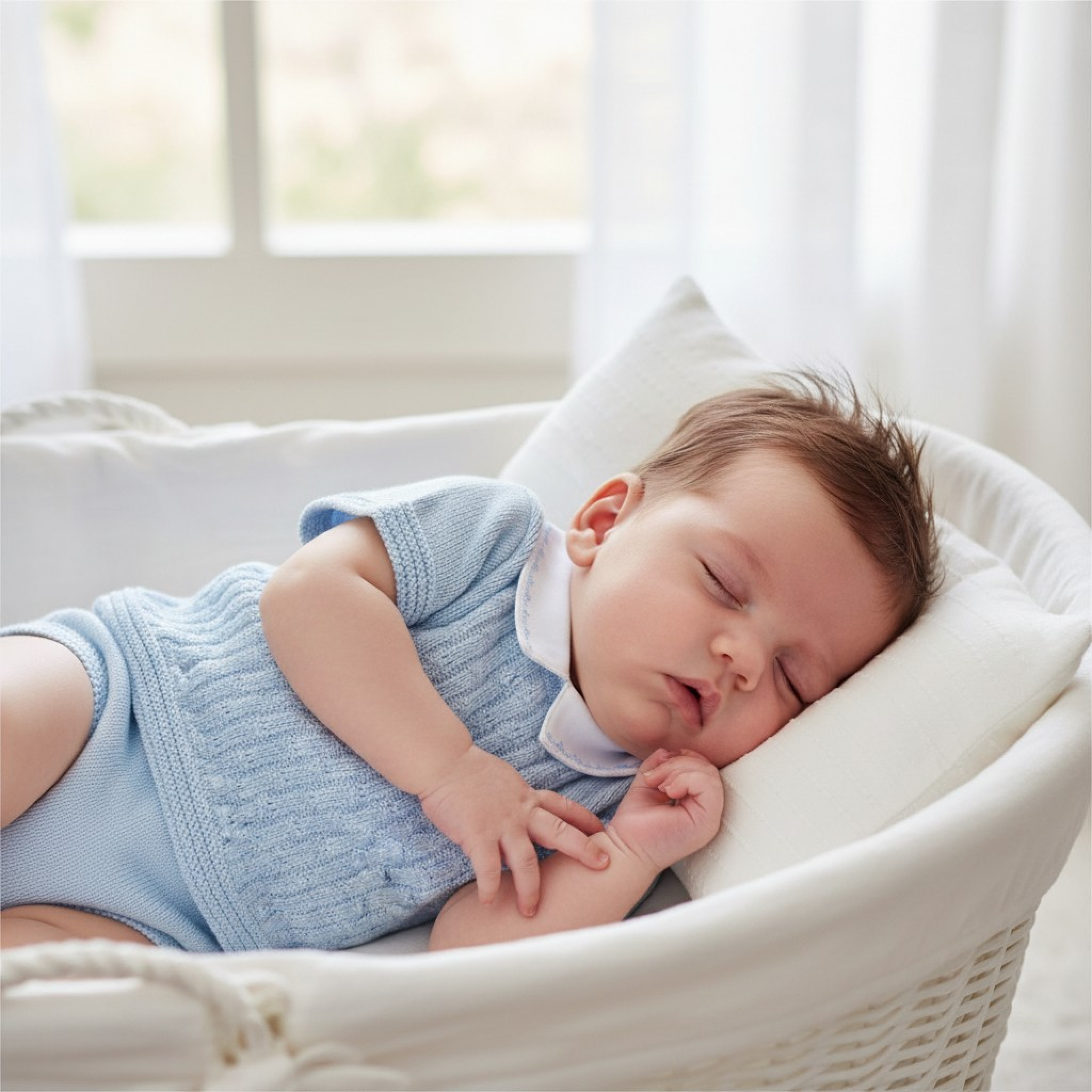 Pex B0783 * PX0873BA  Sky Blue Leon Pants Suit (0-9 months)