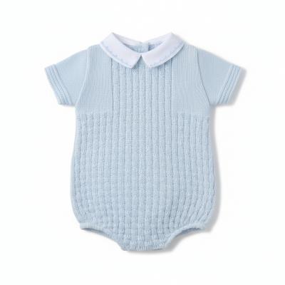 Pex B0784 * PX0874-B  Sky Blue Leon Romper (Newborn -6 months)