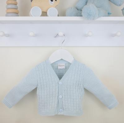 Pex B0876 * PX0876-B-AA Sky Leon Cardigan (Newborn -6 months)