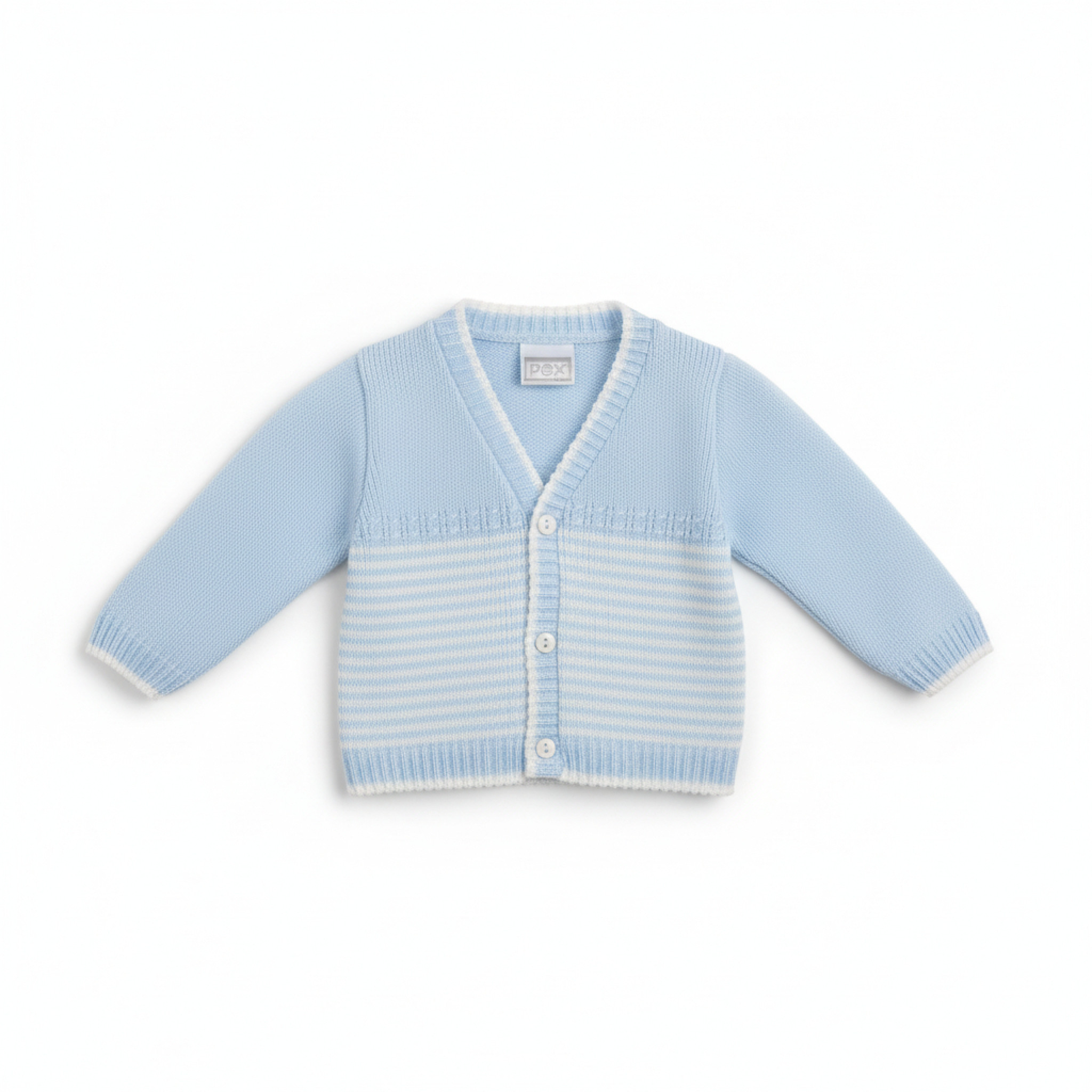 Pex B0876 * PX0876-B-A Sky Marshall Cardigan (Newborn -6 months)