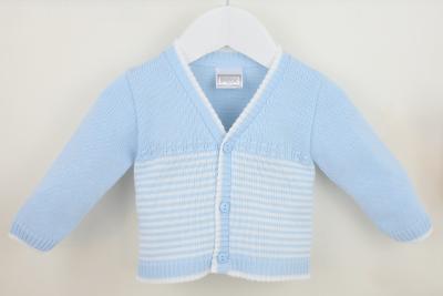 Pex B0876 * PX0876-B-A Sky Marshall Cardigan (Newborn -6 months)