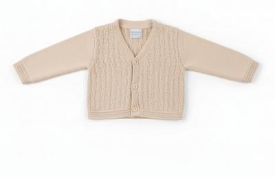 PX0876-BIS-A  Natural Leon Cardigan  (Newborn -6 months)