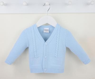 Pex B0877 * PX0877-B-B Sky Fletcher Cardigan (6-24 months)