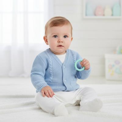 Pex B0877 * PX0877B-A Sky Fletcher Cardigan (NB-6 months)
