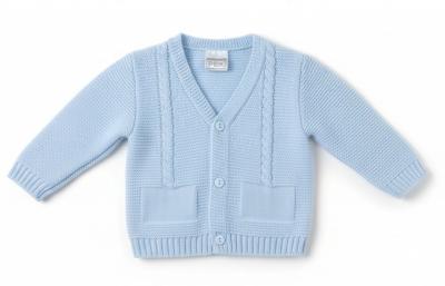 Pex B0877 * PX0877B-A Sky Fletcher Cardigan (NB-6 months)
