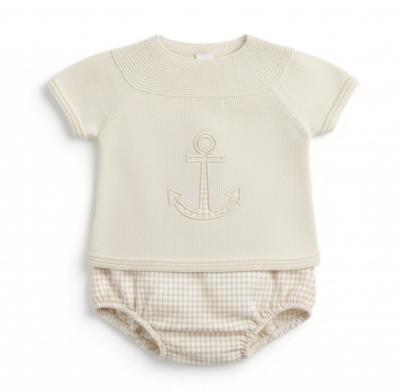 PX0941N-B   Natural Toby Pants Suit  (9-24 months)