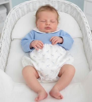 PX0974DB  "Rocking Horse" Romper  (Newborn - 6 months)