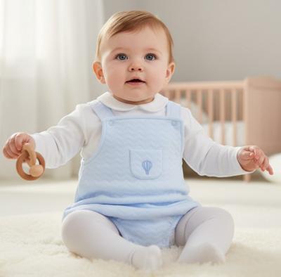 PX1010-S-A  Pascal Short Dungaree Hot Air Balloon  (NB - 6 months)