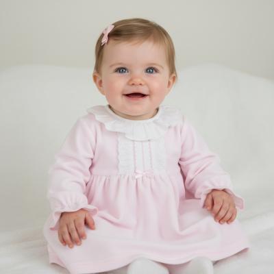 PX1032P-A  Hannah Velour Dress ( Newborn - 6 months)