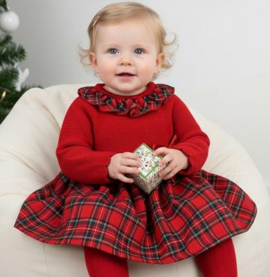 PX1046-R-A  Red Izzie Dress  (Nb-9 months)