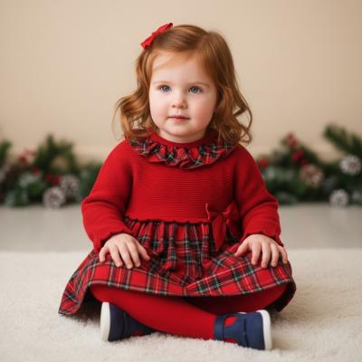 PX1046-R-B  Red Izzie Dress  (12-36 months)