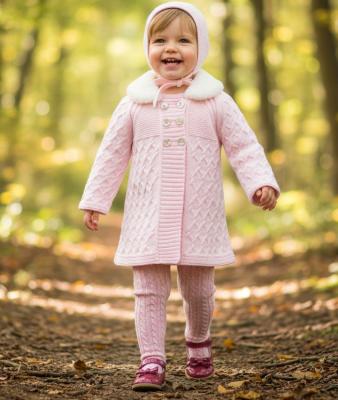 PX1062-P  Pink Tillie Matinee Spanish Style  (12-36 months)
