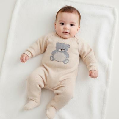 PX1112-N-A   "Teddy" Knit All in one  ( Newborn - 9 months)