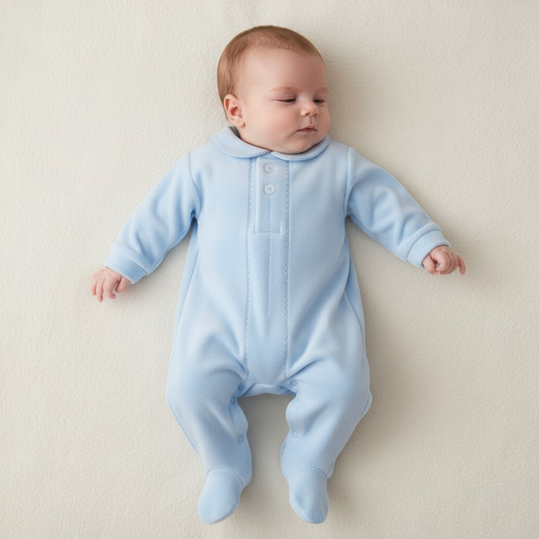 Pex  * PX7177_AIO_S Sky Classic Velour All In One (NB-6 months)