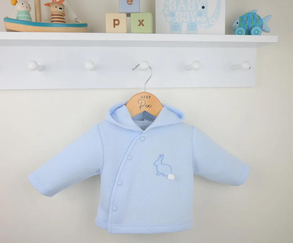 Pex   PX9640-B-B Blue Bunny Coat (9-24 months)