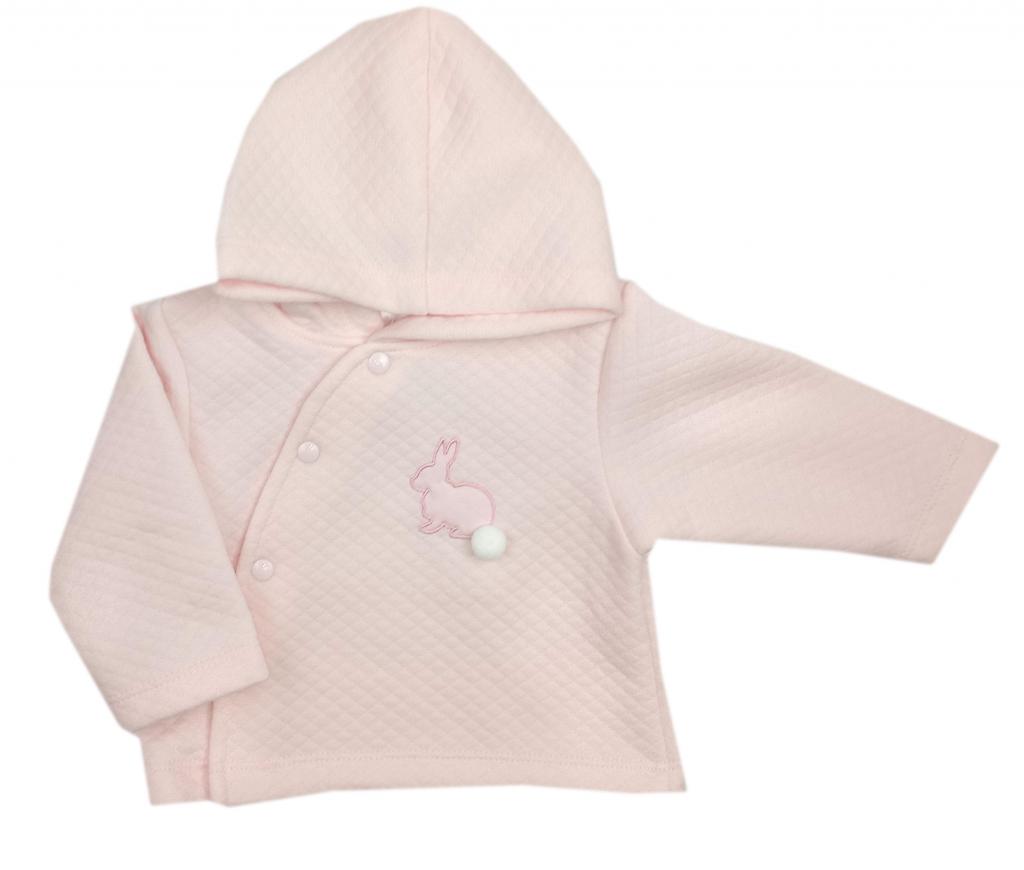 Pex   PX9640-P-A Pink Bunny Coat (Newborn - 9months)
