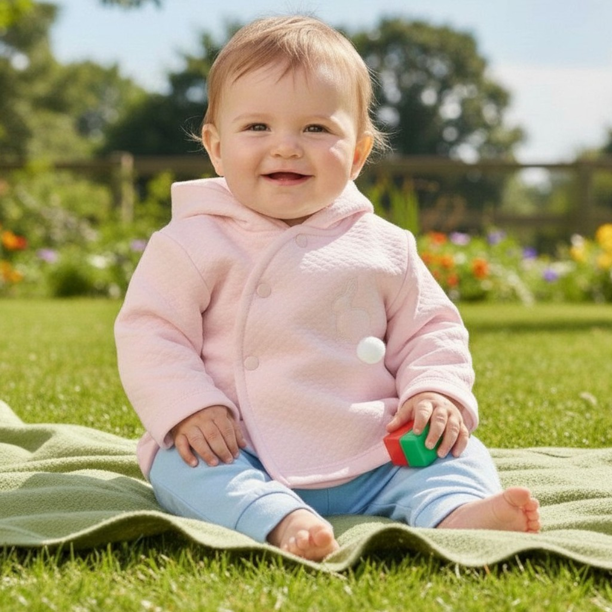 Pex   PX9640PB Pink Bunny Coat (9-24 months)