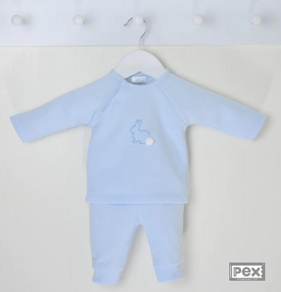 Pex   PX9795-S-B Bunny Sandwich Suit (9-18 months)