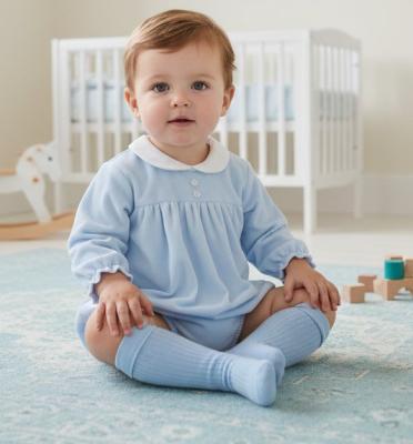 PX9873-B  Sky Aspen Romper  (6-24 months)
