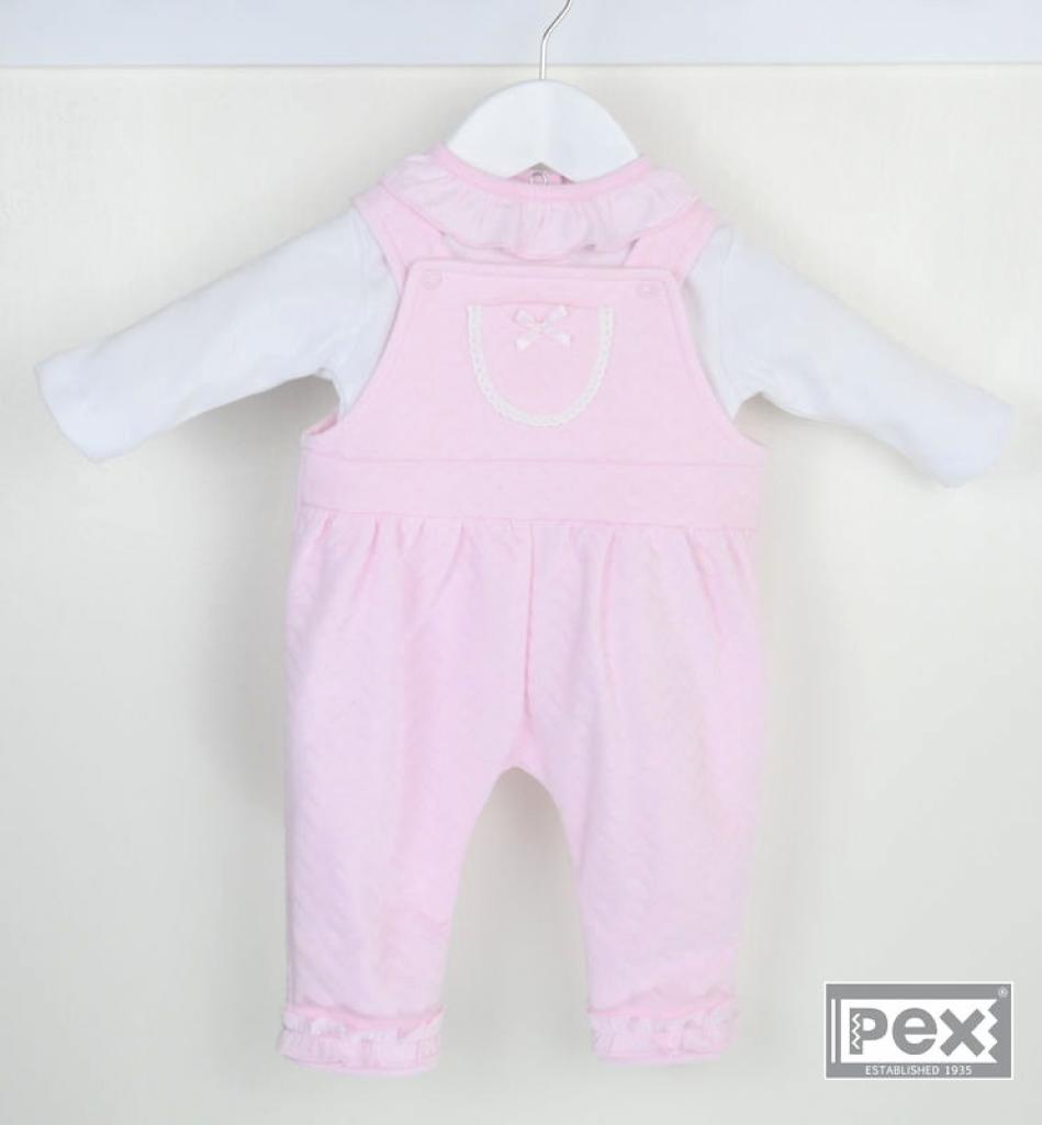 Pex B9901  PX9901-Bs "Lily" Dungaree Set (9-12 months ONLY) SINGLE