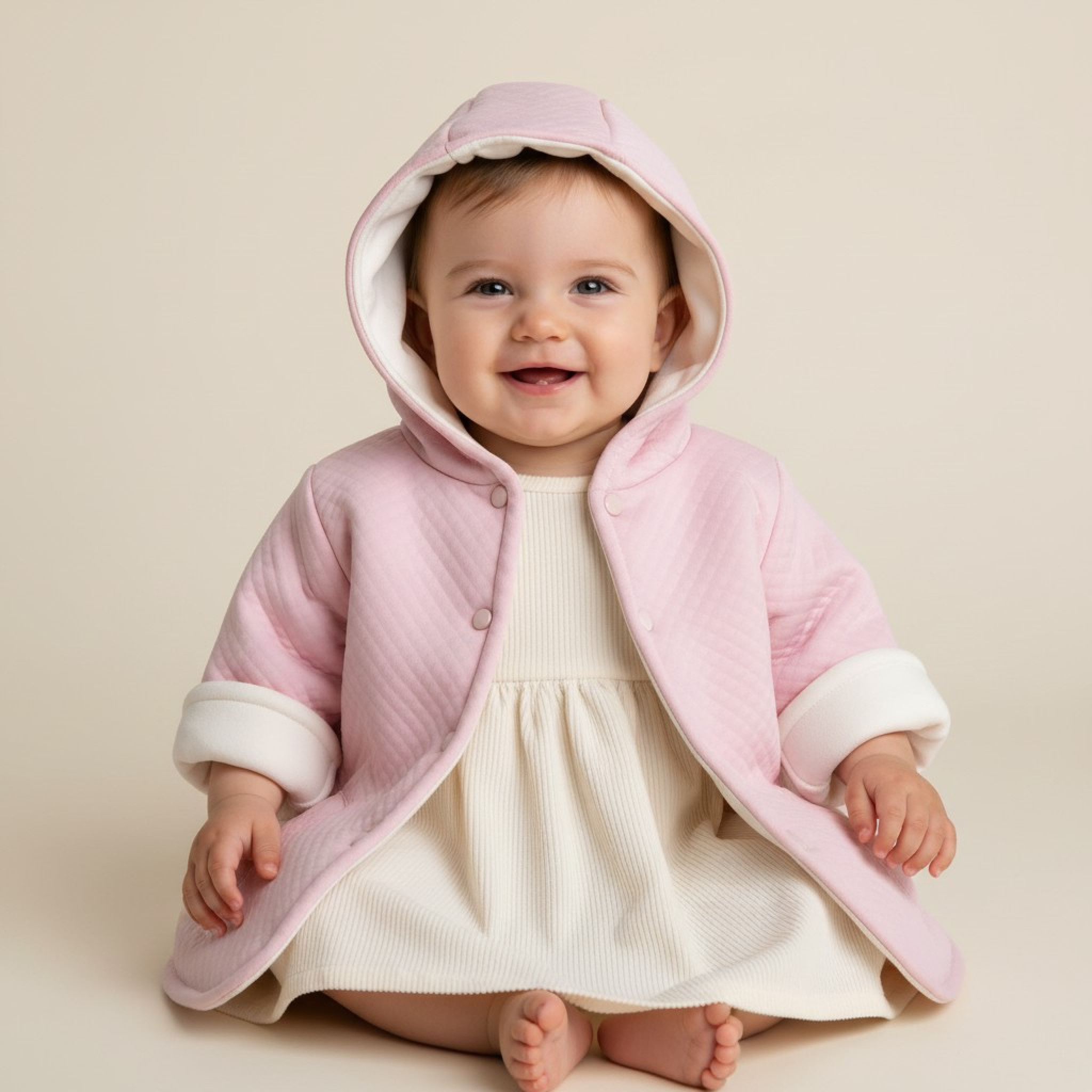 Pex China  PX9905p Sandwich Suit Coat Pink(Newborn - 12 months)