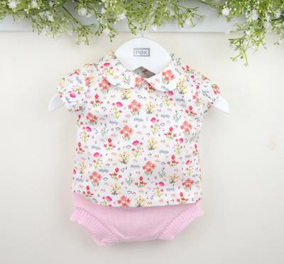 Pex B9763 * PXCASSIA_JP-P Cassia Knitted Jam Pants Set ( 0-12 months)