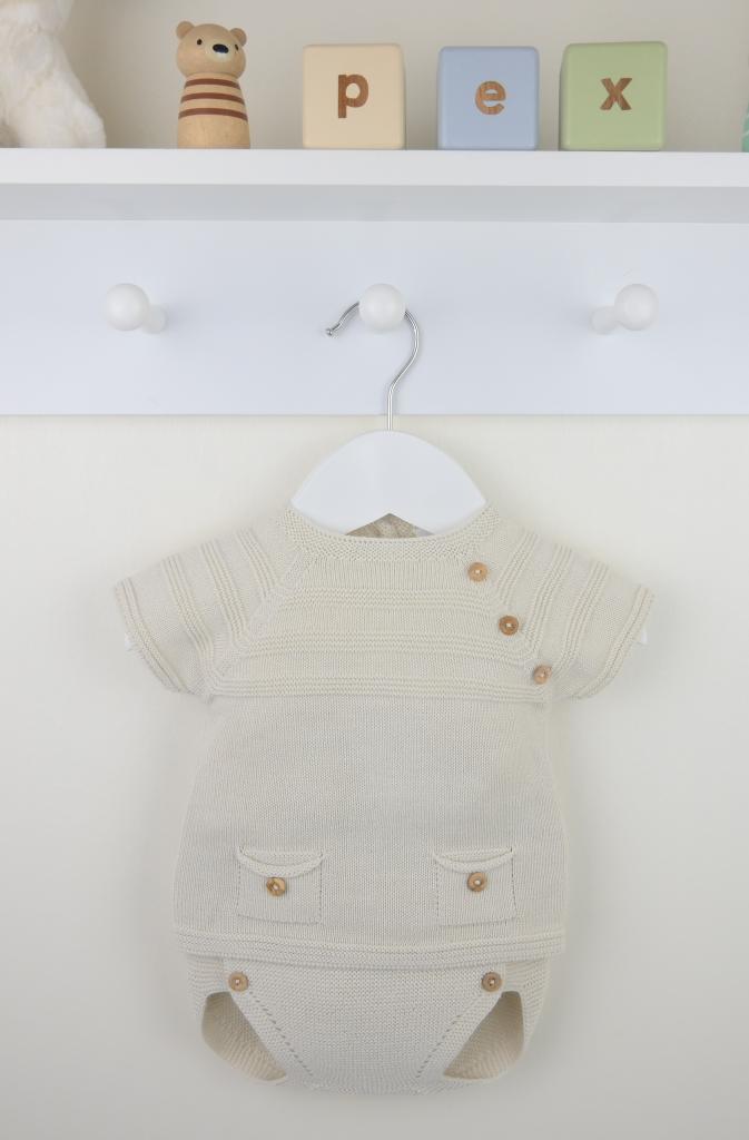 Pex B0551  PX0551_N Natural Jam Pant Set (Nb -6months)
