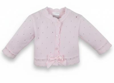 PXMirandap  Pink Miranda Cardigan  (6-24 months)