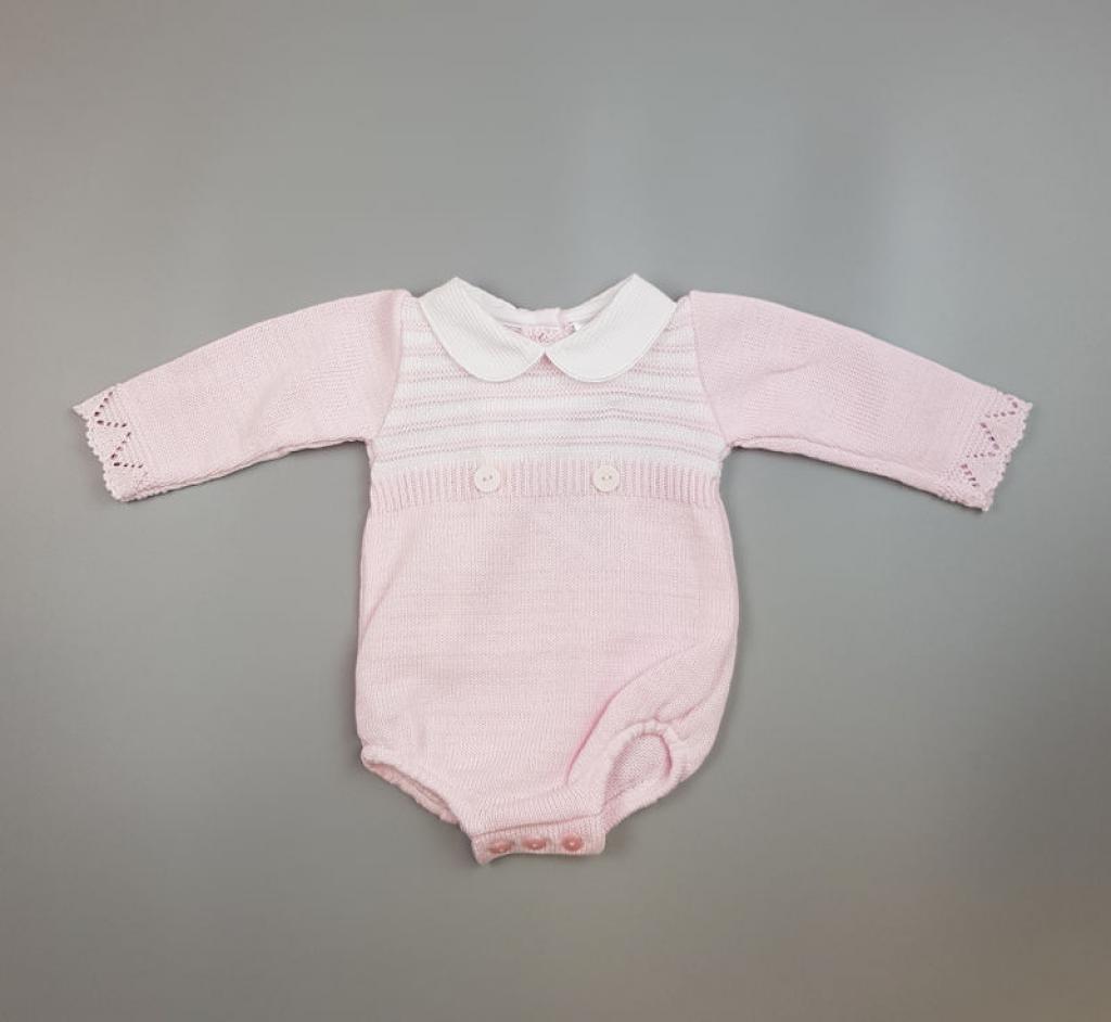 Pex Selina Romper * PXSelina_R_P SINGLE Cotton Knitted Romper (12- 18m)