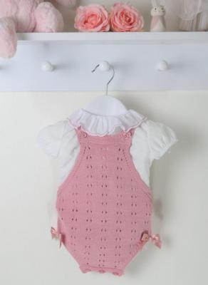Pex B022105 * PXTilly-DPi Dusky Pink Tilly Romper Set (9-24 months)