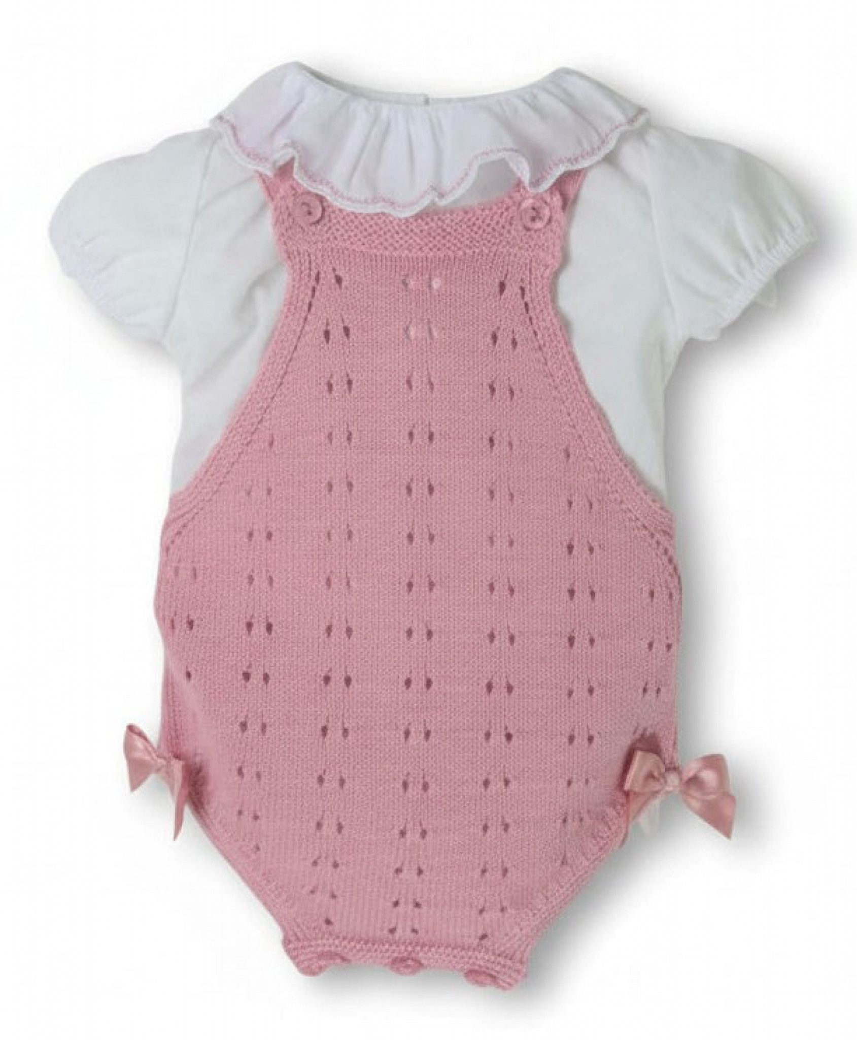 Pex B022105 * PXTilly-DPi Dusky Pink Tilly Romper Set (9-24 months)