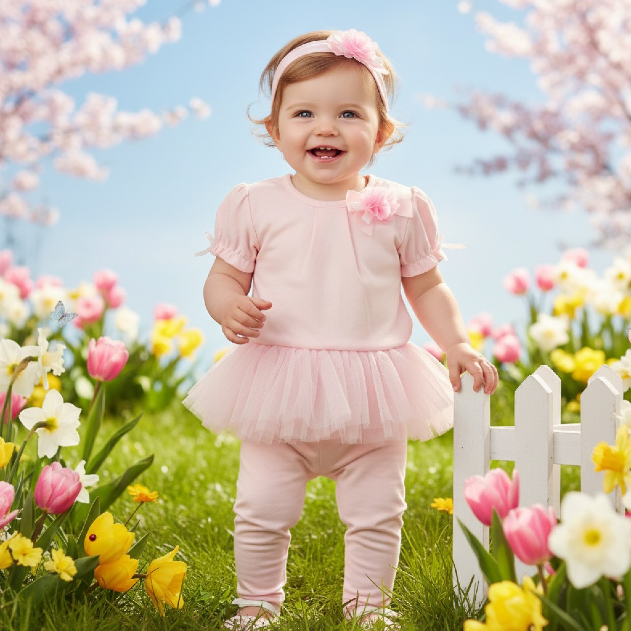 Rock a bye boutique D07143 * RBD07143P Three Piece tutu outfit (9-24 months)