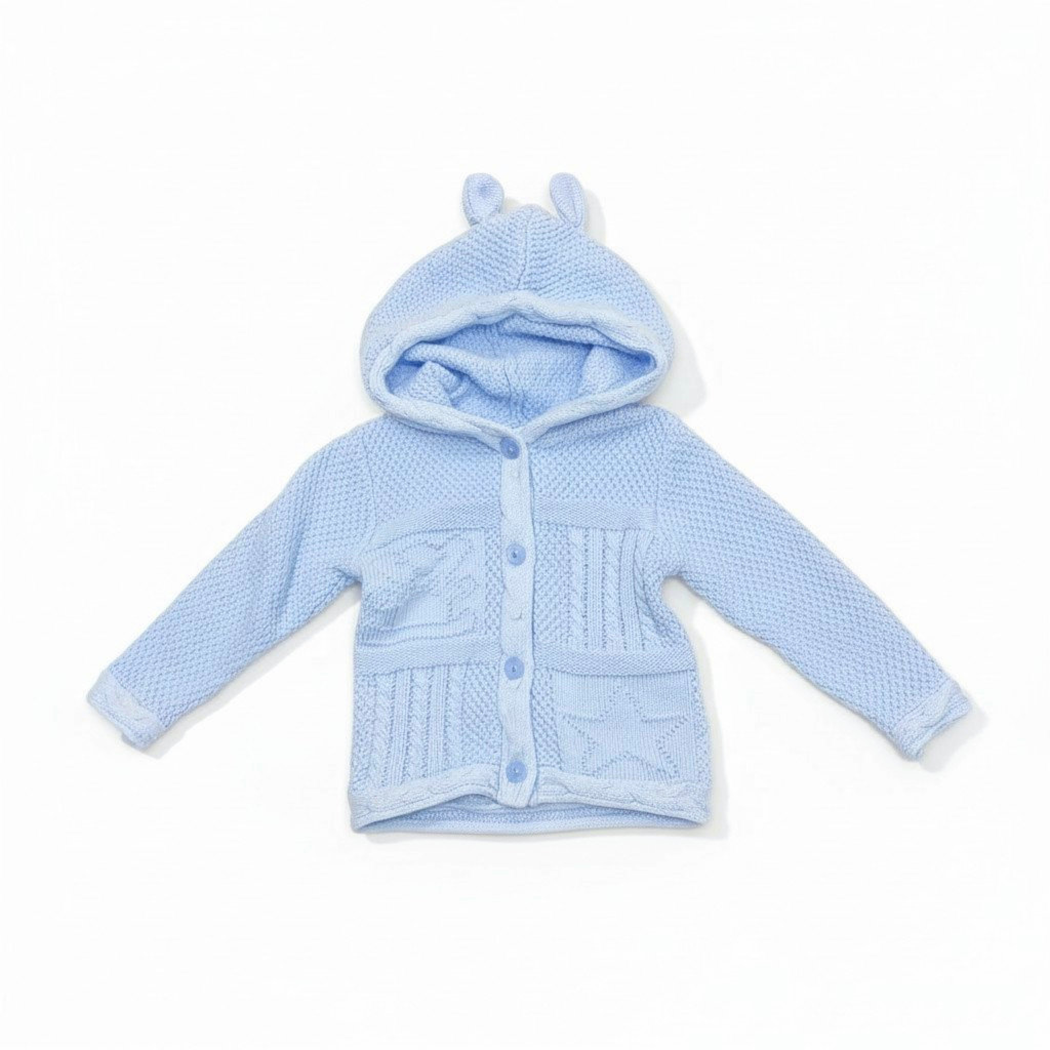 Rock a bye boutique B03800 5056448284026 RBB03800 Cotton knit cardigan (0-12 months)