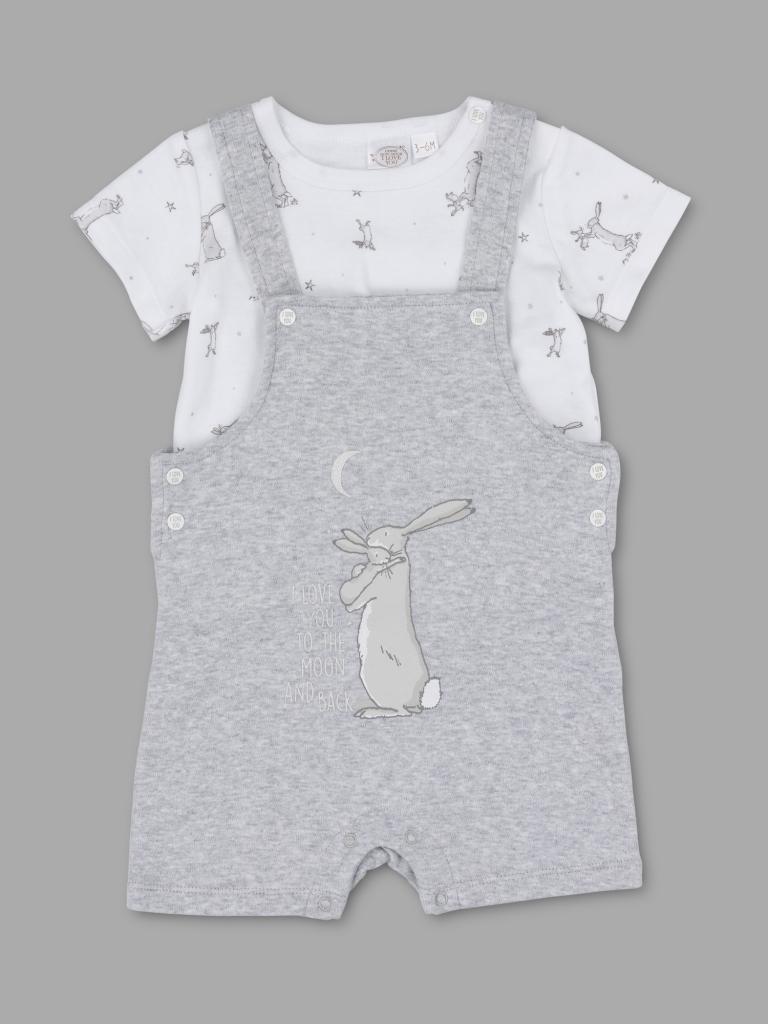 Guess how much I love you T20860 5056448206059 RBB20860 "Guess... I love you" Dungaree Set (0-12 months)