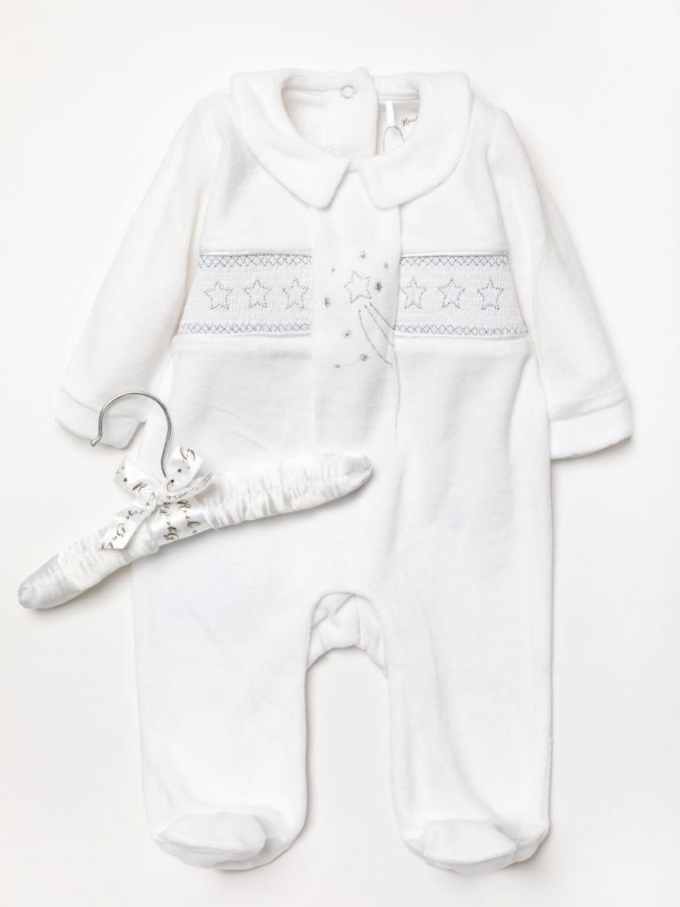 Rock a bye boutique   RBA24514 Smocked star All in one(0-9 months)