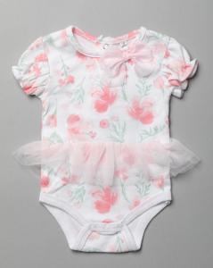 Rock a bye boutique T20013 5060286766101 RBBT20013 "Watercolour Flowers" bodysuit (0-12 months)