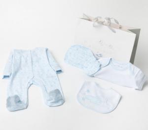 Rock a bye boutique * RBBW23954 "Hippo" 5 Piece Set with free bag (NB - 6m)