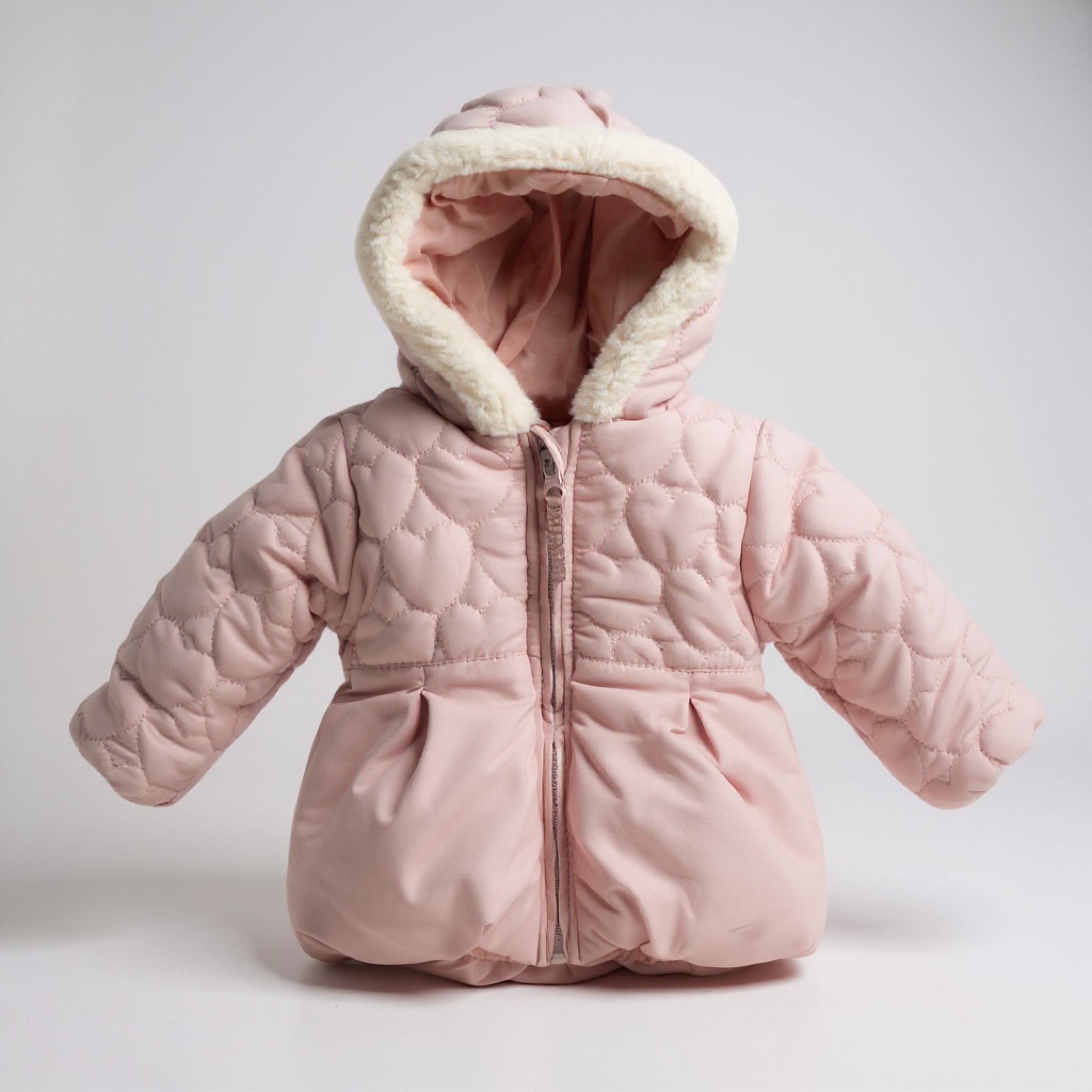 Rock a bye boutique   RBC05334A-p Pink Microfibre Jacket (0-12 months)