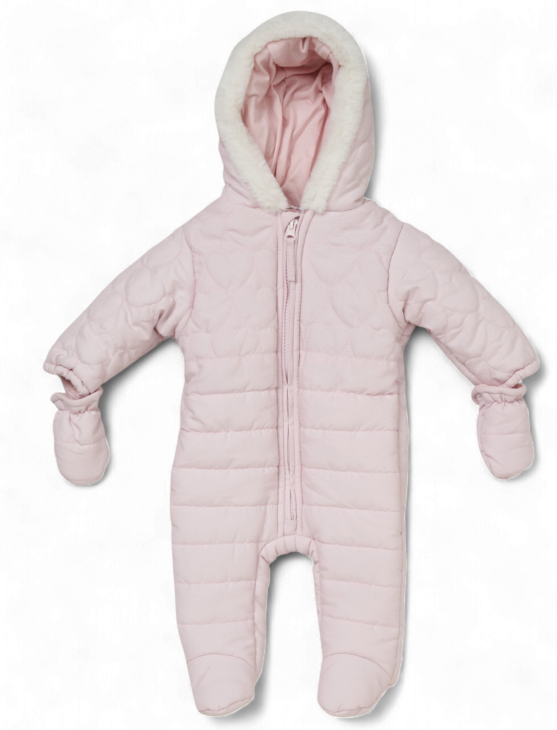 Rock a bye boutique C05743 * RBC05743P Pink Padded Snowsuit (0-12 months)