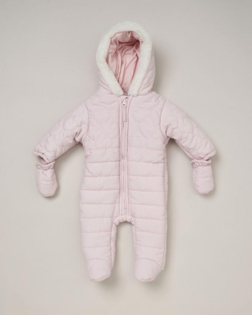Rock a bye boutique C05743 * RBC05743 Pink Padded Snowsuit (0-12 months)