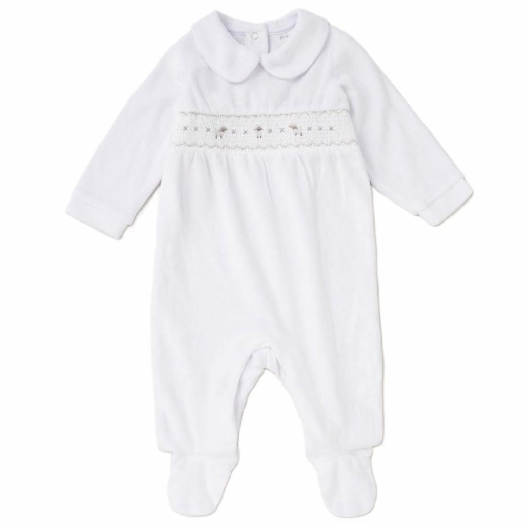 Rock a bye boutique   RBC06304 Smocked Sheep All in one(0-9 months)