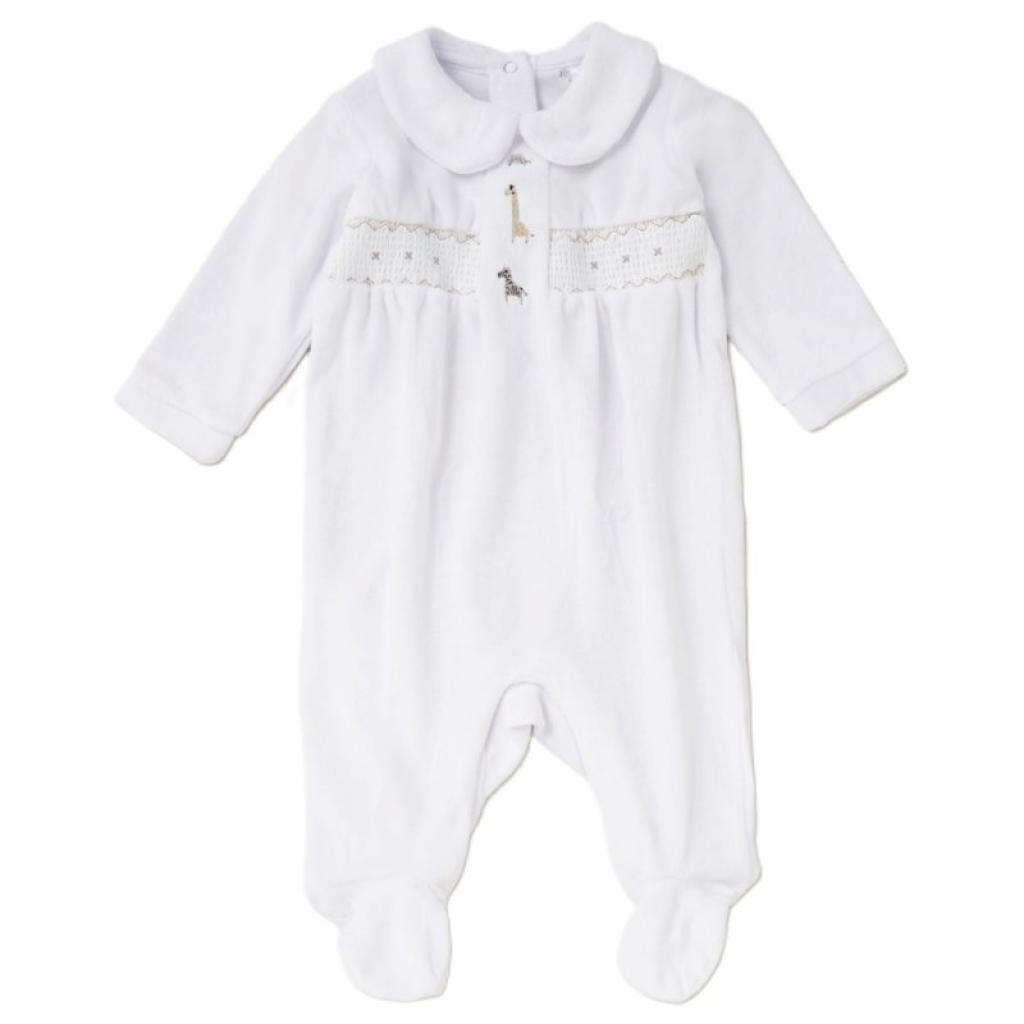 Rock a bye boutique  * RBC06305 Smocked Giraffe All in one(0-9 months)