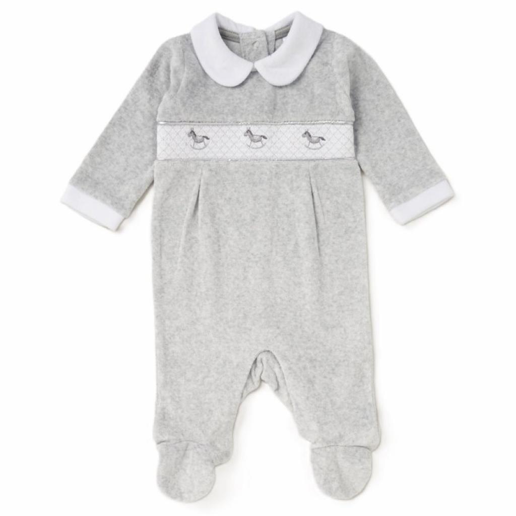 Rock a bye boutique   RBC06306 Smocked Rocking Horse All in one(0-9 months)