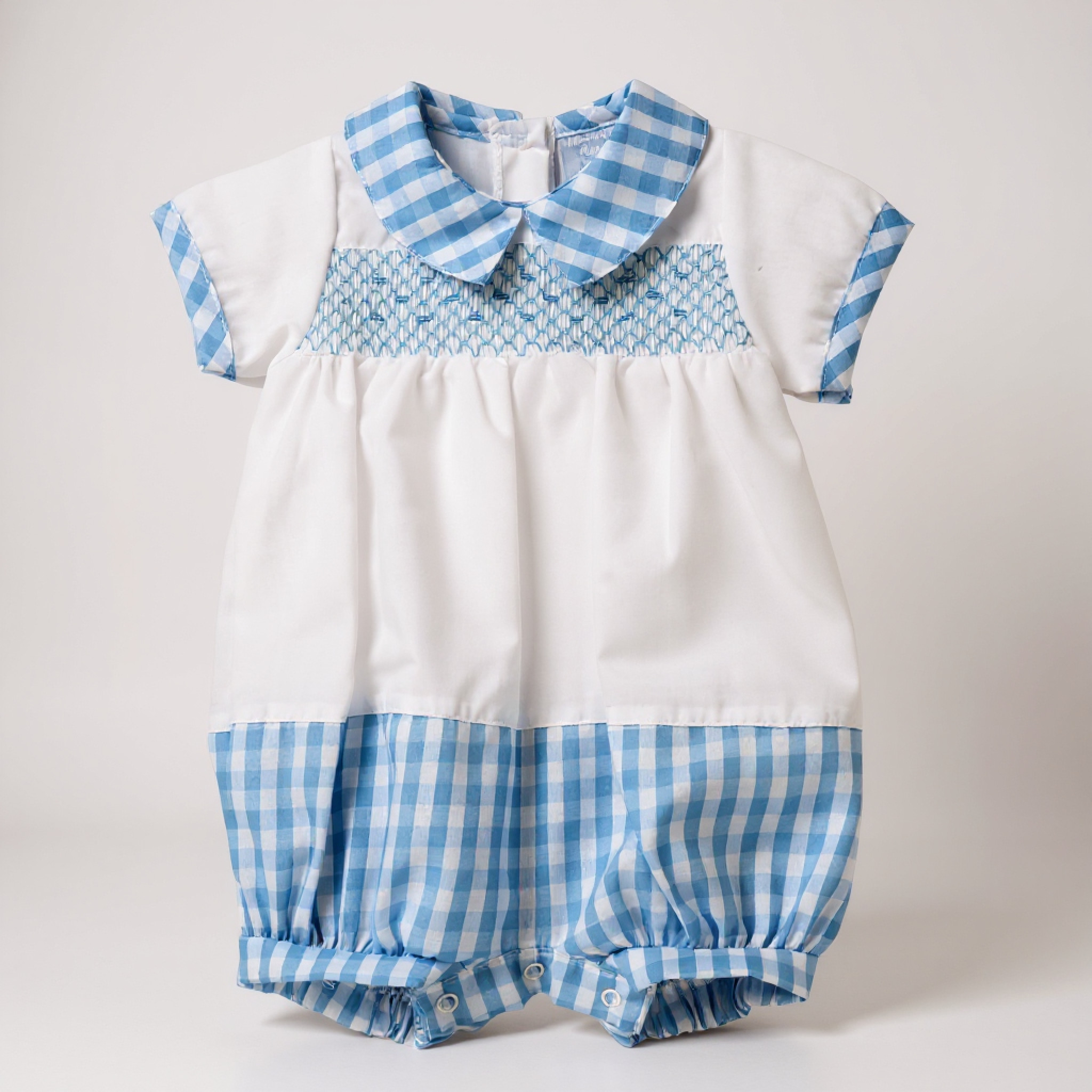 Rock a bye boutique D06457 5056623268025 RBD06457S Smocked Gingham Romper (0-9 months)