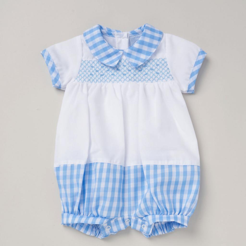 Rock a bye boutique D06457 5056623268025 RBD06457s Smocked Gingham Romper (0-9 months)