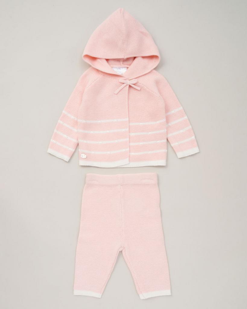 Rock a bye boutique D06995 * RBD06989 Knitted Cotton Cardigan set (0-12 months)