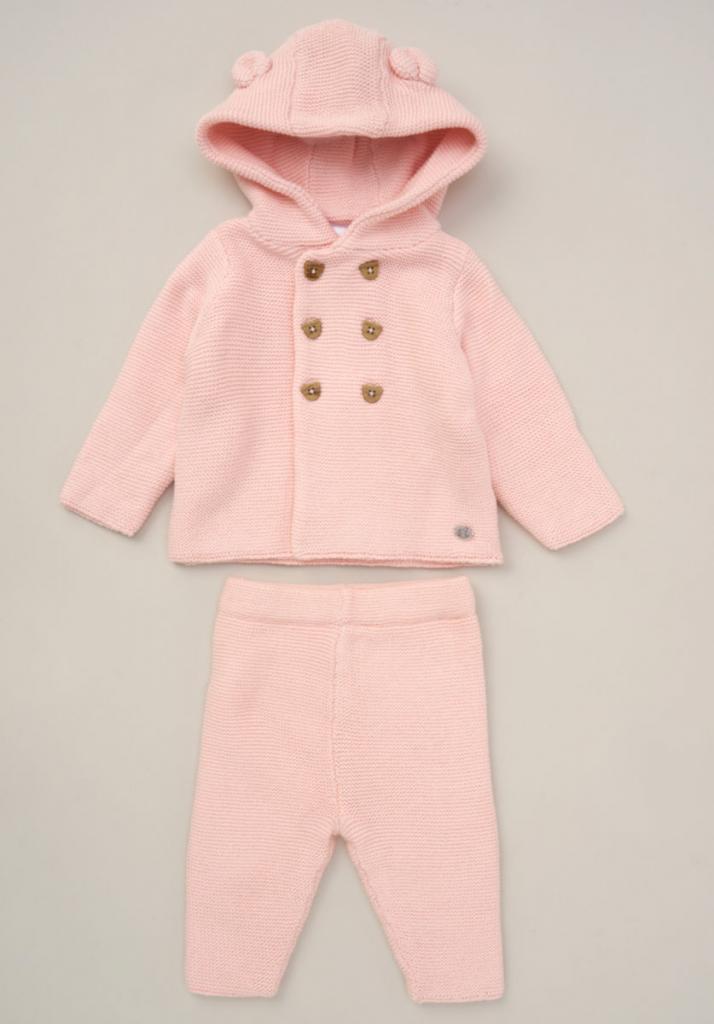 Rock a bye boutique   RBD07010 Sky Teddy Button Outfit(0-12 months)
