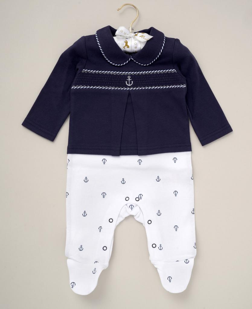 Rock a bye boutique D07054 * RBD07054 Nautical Cotton All in one (0-12 months)