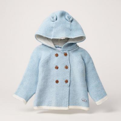 Rock a bye boutique D07151 * RBD07151-S Hooded double knit cardigan (0-9 months)