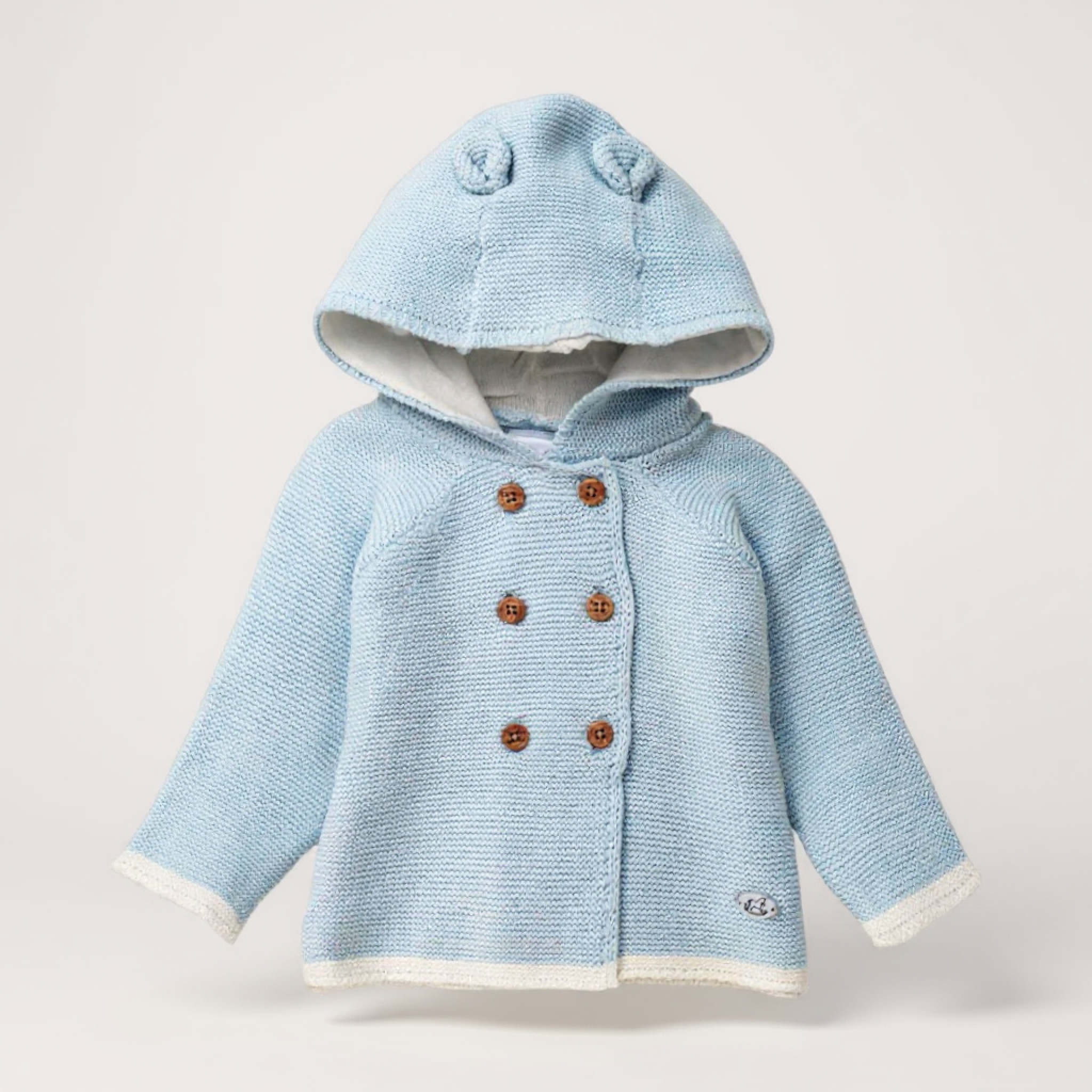Rock a bye boutique D07151 * RBD07151S Hooded double knit cardigan (0-9 months)